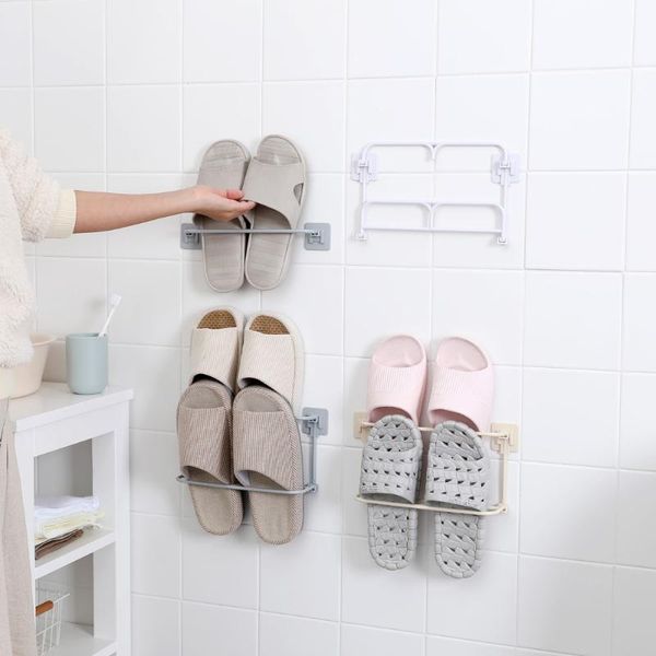 clothing & wardrobe storage otherhouse wall mounted shoe rack foldable shoes hanger slippers drain shelf hanging holder bathroom organizer 
clothing & wardrobe storage otherhouse wall mounted shoe rack foldable shoes hanger slippers drain shelf hanging holder bathroom organizer