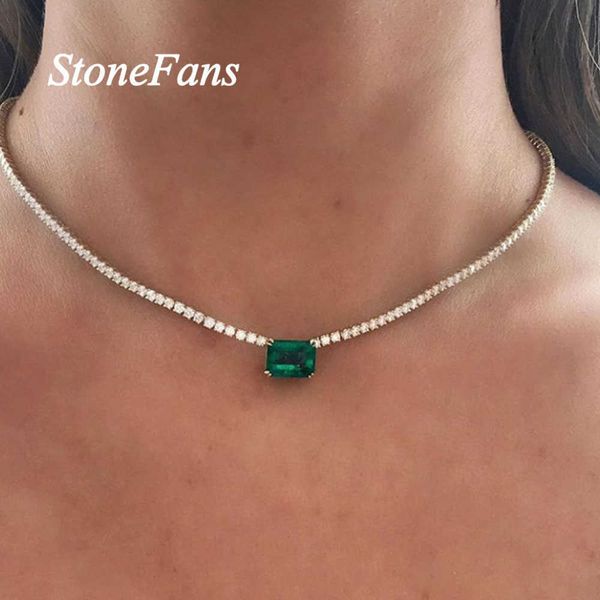 designer necklace luxury jewelry stonefans fashion green crystal pendant gold chain for women simple statment rhinestone choker colllar, Silver
designer necklace luxury jewelry stonefans fashion green crystal pendant gold chain for women simple statment rhinestone choker colllar, Silver