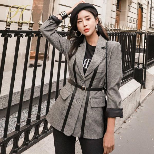 women's suits & blazers h han queen 2021 simple chic blazer coat notched jacket suit autumn ol office workwear casual korean, White;black
women's suits & blazers h han queen 2021 simple chic blazer coat notched jacket suit autumn ol office workwear casual korean, White;black