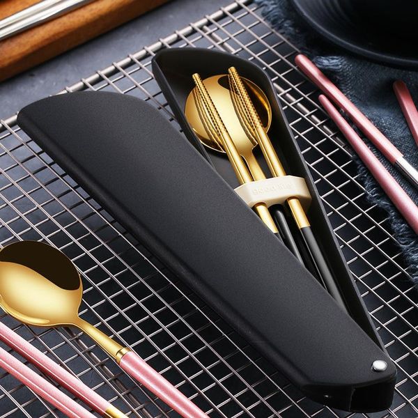 chopsticks portable utensils cutlery set camp reusable stainless steel flatware for outdoor lors889
chopsticks portable utensils cutlery set camp reusable stainless steel flatware for outdoor lors889