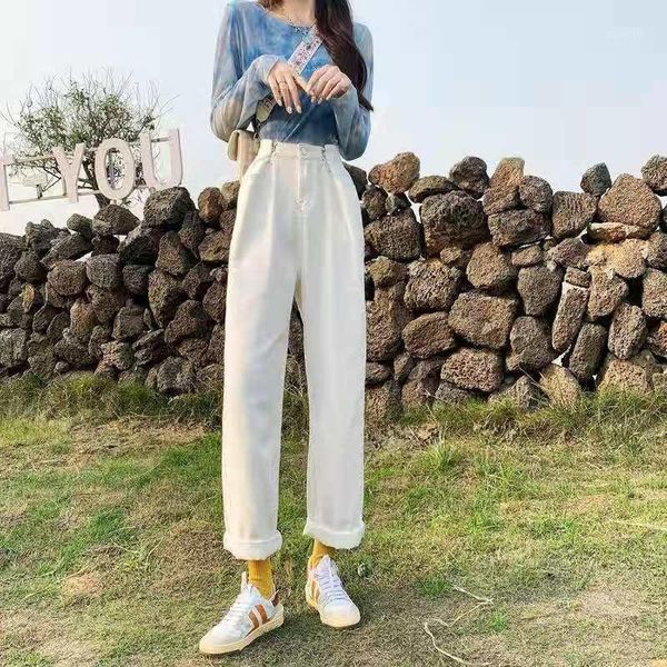 women's jeans korean-style high-waist wide-leg autumn and winter loose slimming sense of design straight mop pants, Blue
women's jeans korean-style high-waist wide-leg autumn and winter loose slimming sense of design straight mop pants, Blue