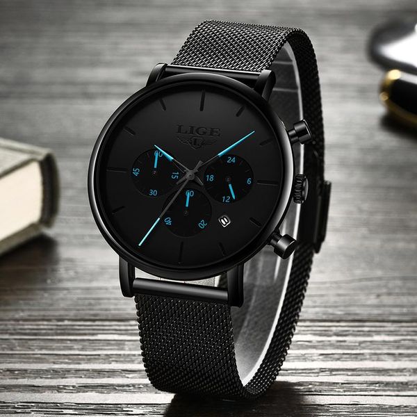 relogio masculino lige men watches leisure fashion brand quartz watch mens stainless steel waterproof sports chronograph+box wristwatche, Slivery;brown
relogio masculino lige men watches leisure fashion brand quartz watch mens stainless steel waterproof sports chronograph+box wristwatche, Slivery;brown