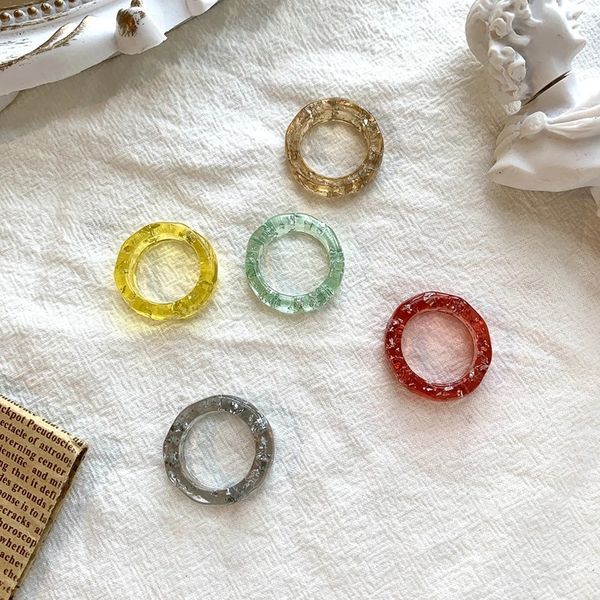 colorful transparent resin acrylic ring for women fashion geometric round rings jewelry party, Silver
colorful transparent resin acrylic ring for women fashion geometric round rings jewelry party, Silver