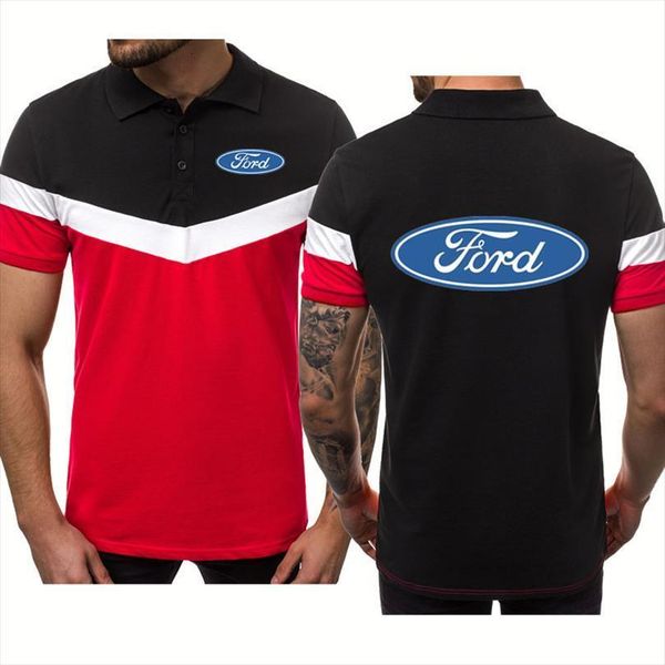 shirt fashion casual summer ford men polos car printing stitching cotton short sleeves, White;black
shirt fashion casual summer ford men polos car printing stitching cotton short sleeves, White;black