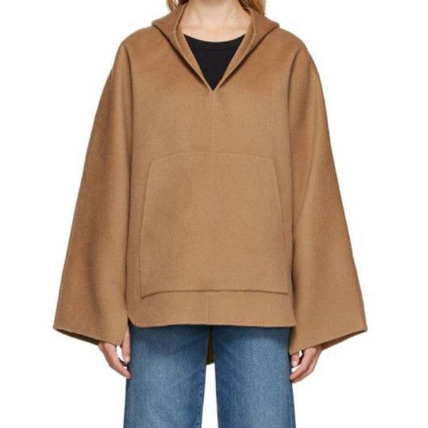 wool cashmere blend women hooded sweatshirt woolen coat long sleeve loose lady hoodies women's & sweatshirts, Black
wool cashmere blend women hooded sweatshirt woolen coat long sleeve loose lady hoodies women's & sweatshirts, Black
