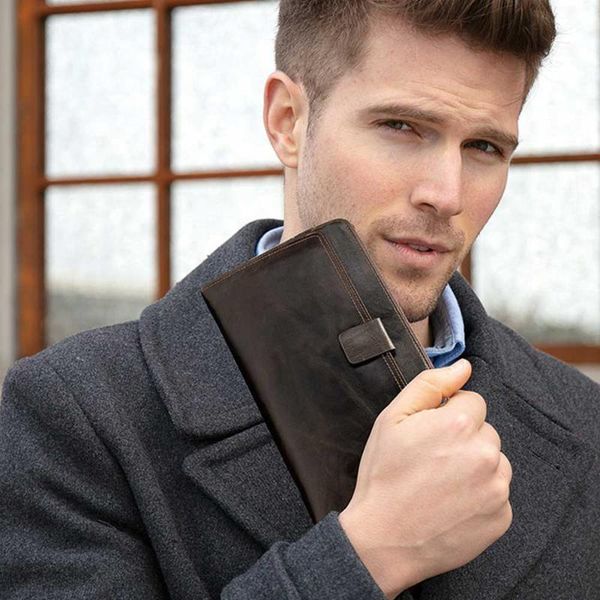 wallets cowhide genuine leather mens wallet business black brown zipper hand holding mobile phone bag change storage, Red;black
wallets cowhide genuine leather mens wallet business black brown zipper hand holding mobile phone bag change storage, Red;black