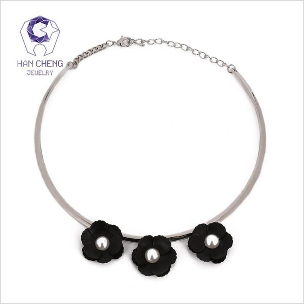 chokers hancheng fashion silver stainless steel chain 3d black flower pearl choker necklace women necklaces collar jewelry bijoux, Golden;silver
chokers hancheng fashion silver stainless steel chain 3d black flower pearl choker necklace women necklaces collar jewelry bijoux, Golden;silver