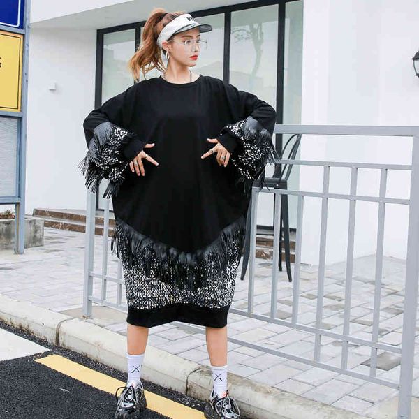 dress temperature plus size dressed in long sleeves fat mm was thin sequins mid-length nightie skirt, Black;gray
dress temperature plus size dressed in long sleeves fat mm was thin sequins mid-length nightie skirt, Black;gray