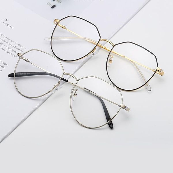 fashion sunglasses frames 2021 glasses frame metal transparent glasse spectacles clear lens optical vintage men women eyeglass, Black 
fashion sunglasses frames 2021 glasses frame metal transparent glasse spectacles clear lens optical vintage men women eyeglass, Black