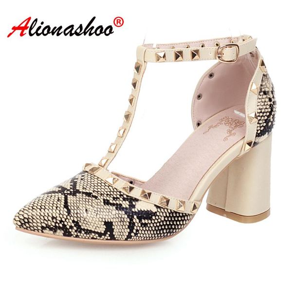 dress shoes womens ankle strap high heels metal rivets t snake pu leather party for women pointed yellow blue size 34-48, Black
dress shoes womens ankle strap high heels metal rivets t snake pu leather party for women pointed yellow blue size 34-48, Black