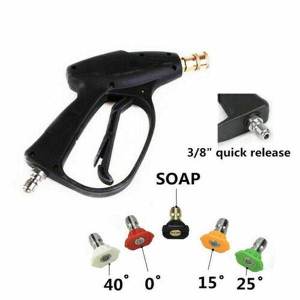 watering equipments 1/4 quick connector 3/8'' 3000psi high pressure washer gun foam lance + 5pcs connect nozzles irrigation
watering equipments 1/4 quick connector 3/8'' 3000psi high pressure washer gun foam lance + 5pcs connect nozzles irrigation