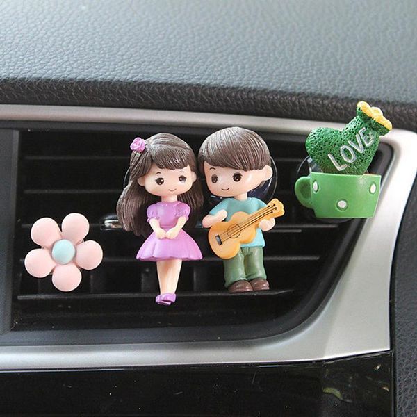 creative couple decoration car air outlet perfume clip conditioning accessories cute interior decorations
creative couple decoration car air outlet perfume clip conditioning accessories cute interior decorations