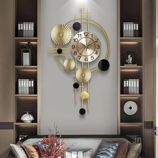 wall clocks nordic modern simple living room creative home decoration silent art light luxury hanging clock decor
wall clocks nordic modern simple living room creative home decoration silent art light luxury hanging clock decor