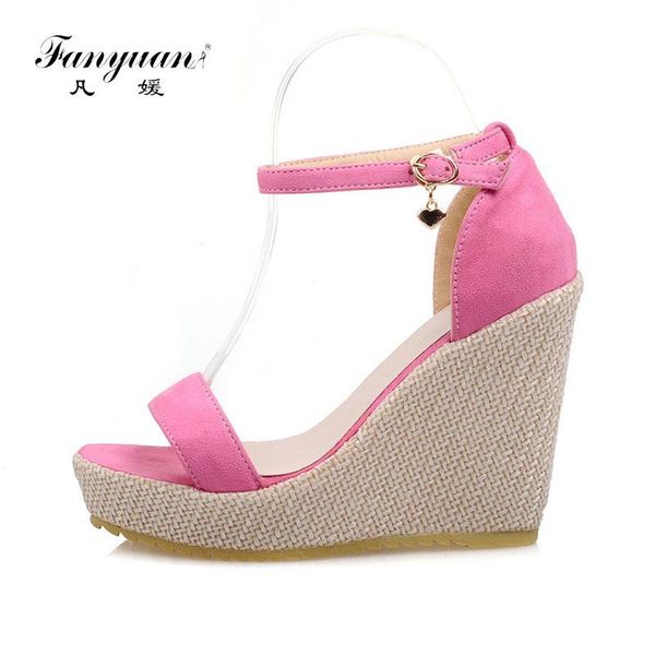 fanyuan summer wedges shoes women high heels elegant ladies nude platform sandals casual cover heel comfortable dress, Black
fanyuan summer wedges shoes women high heels elegant ladies nude platform sandals casual cover heel comfortable dress, Black