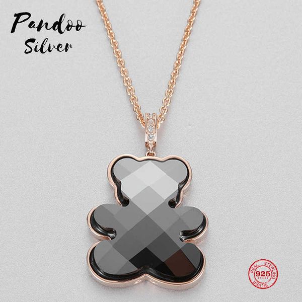 pandoo fashion charm original 1:1 copy, cute childlike teddy bear pendant necklace female luxury jewelry gift, Silver
pandoo fashion charm original 1:1 copy, cute childlike teddy bear pendant necklace female luxury jewelry gift, Silver