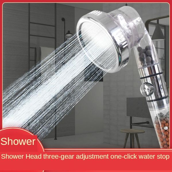 bathroom bath shower household three-speed negative ion one-button water sremovable washable handheld nozzle sets
bathroom bath shower household three-speed negative ion one-button water sremovable washable handheld nozzle sets