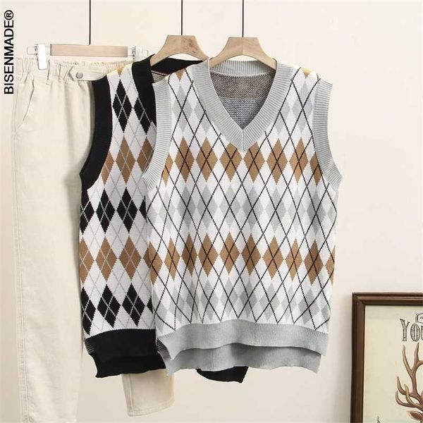 women's clothing sweater vest plus size spring fashion casual asymmetrical length jacquard argyle knitting pollvers /4xl 211106, Black
women's clothing sweater vest plus size spring fashion casual asymmetrical length jacquard argyle knitting pollvers /4xl 211106, Black