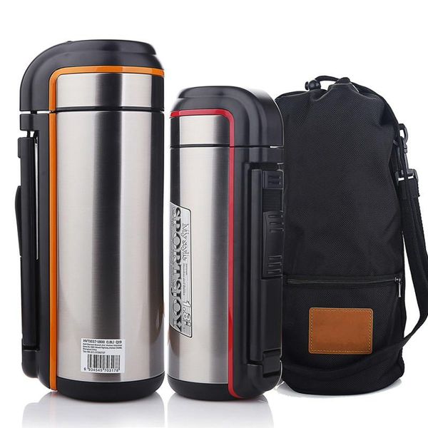 water bottles stainless steel insulation pot with bag outdoor 1l/1.3l/1.8l vacuum flask travel kettle vehicle-mounted
water bottles stainless steel insulation pot with bag outdoor 1l/1.3l/1.8l vacuum flask travel kettle vehicle-mounted
