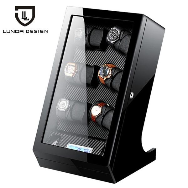 watch boxes & cases auto winder case wood clock casket box lacquer rotate slient motor display, Black;blue
watch boxes & cases auto winder case wood clock casket box lacquer rotate slient motor display, Black;blue