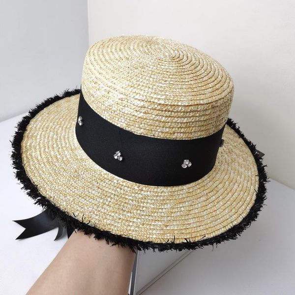 wide brim hats 2021 flat-straw hat for ladies, high-grade air permeable sunshade hat, lafite grass sunblock, Blue;gray
wide brim hats 2021 flat-straw hat for ladies, high-grade air permeable sunshade hat, lafite grass sunblock, Blue;gray