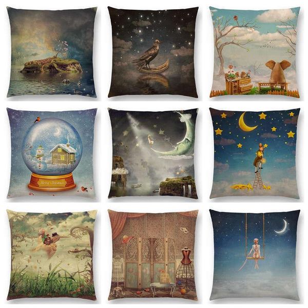 mysterious imagine animals forest raven fantasy clouds sky moon cushion cover cushion/decorative pillow
mysterious imagine animals forest raven fantasy clouds sky moon cushion cover cushion/decorative pillow