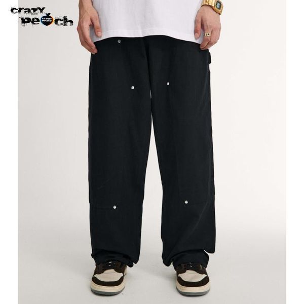 men's pants hip hop cargo harajuku punk mens clothing fashion streetwear baggy street wear joggers, Black
men's pants hip hop cargo harajuku punk mens clothing fashion streetwear baggy street wear joggers, Black