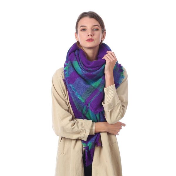 scarves 2021 autumn and winter ladies colorful plaid shawl scarf double-sided warm cashmere head women, Blue;gray
scarves 2021 autumn and winter ladies colorful plaid shawl scarf double-sided warm cashmere head women, Blue;gray