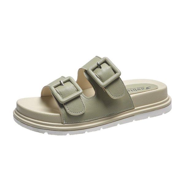 slippers 2021 summer korean version of the thick-soled fashion square buckle sandals and casual beach shoes, Black
slippers 2021 summer korean version of the thick-soled fashion square buckle sandals and casual beach shoes, Black