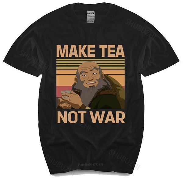 men's t-shirts cotton tshirt mens summer uncle iroh make tea not war - peaceful samurai drinker vintage man brand t-shirt bigger size, White;black
men's t-shirts cotton tshirt mens summer uncle iroh make tea not war - peaceful samurai drinker vintage man brand t-shirt bigger size, White;black