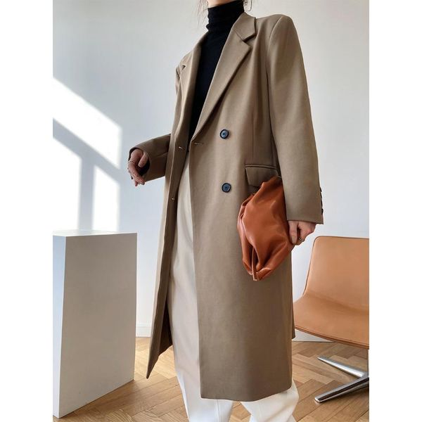 women's suits & blazers autumn coat design sense temperament mid-length suit jacket women casual korean style plus size clothing, White;black
women's suits & blazers autumn coat design sense temperament mid-length suit jacket women casual korean style plus size clothing, White;black