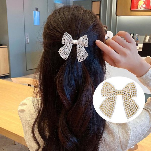 korean pearl crystal bow hair clips for women hairpins bling rhinestones girls barrettes sweet party accessories gift1
korean pearl crystal bow hair clips for women hairpins bling rhinestones girls barrettes sweet party accessories gift1
