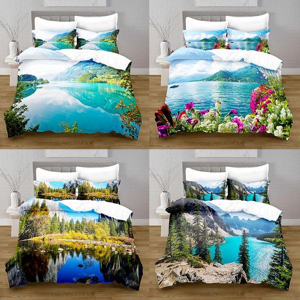 bedding sets lake view printing duvet cover with pillowcase eu/australia/u.s. bedroom decoration set king bed
bedding sets lake view printing duvet cover with pillowcase eu/australia/u.s. bedroom decoration set king bed