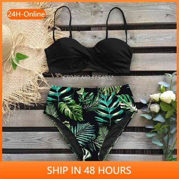 swimwear leaf print bikini 2021 female swimsuit women thong push up bikinis set high waist swimming suits for bathing suit 0720, White;black
swimwear leaf print bikini 2021 female swimsuit women thong push up bikinis set high waist swimming suits for bathing suit 0720, White;black