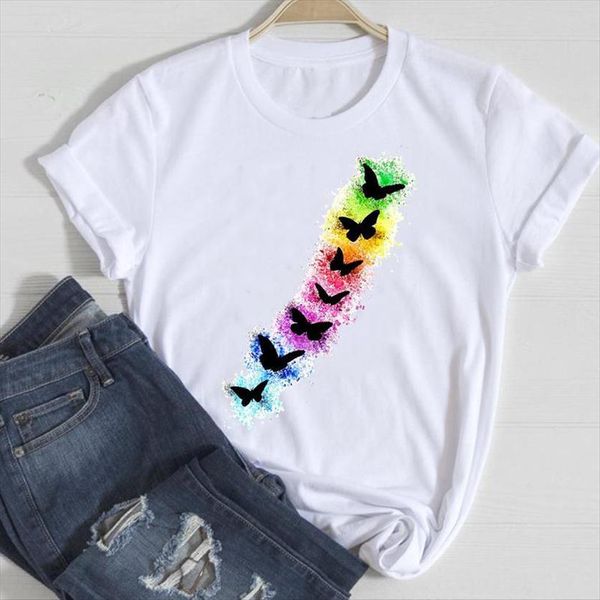 kawaii butterfly short sleeve women cartoon summer tshirts fashion clothes graphic t lady print tee shirt, White
kawaii butterfly short sleeve women cartoon summer tshirts fashion clothes graphic t lady print tee shirt, White