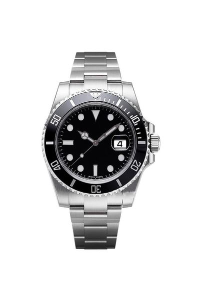 men's watch 40mm automatic mechanical date stainless steel sapphire waterproof luminous, Slivery;brown
men's watch 40mm automatic mechanical date stainless steel sapphire waterproof luminous, Slivery;brown