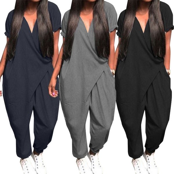 plus size women jumpsuits 2021 zanzea summer overalls fashion pantalon pants v neck button playsuits female short sleeve romeper, Black;white
plus size women jumpsuits 2021 zanzea summer overalls fashion pantalon pants v neck button playsuits female short sleeve romeper, Black;white