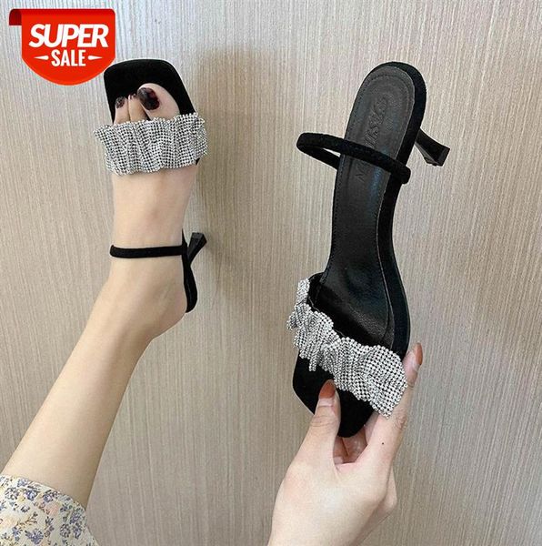 open-toe sandals women's early european and american rhinestone one-word high-heeled square toe hollow stiletto shoes #mk48, Black
open-toe sandals women's early european and american rhinestone one-word high-heeled square toe hollow stiletto shoes #mk48, Black