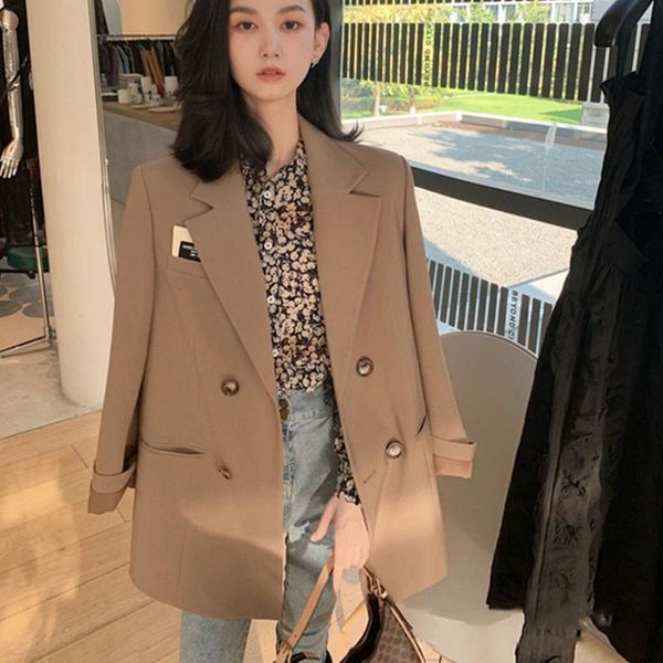 women's suits & blazers patchwork letter office lady streetwear chic retro blazer women double breasted trendy casual loose simple eleg, White;black
women's suits & blazers patchwork letter office lady streetwear chic retro blazer women double breasted trendy casual loose simple eleg, White;black