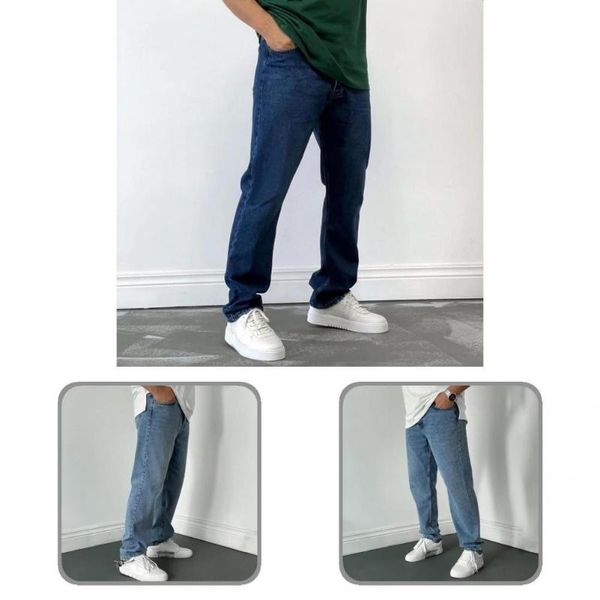men's pants solid color classic pure soft autumn trousers 4 sizes denim all match for daily wear, Black
men's pants solid color classic pure soft autumn trousers 4 sizes denim all match for daily wear, Black