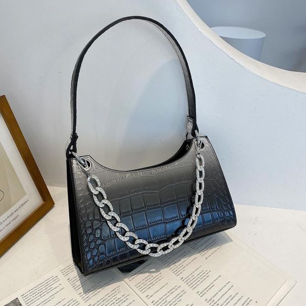 crocodile pattern baguette bag women 2021 designer chains shoulder fashion quality pu leather ladies handbags cross body
crocodile pattern baguette bag women 2021 designer chains shoulder fashion quality pu leather ladies handbags cross body