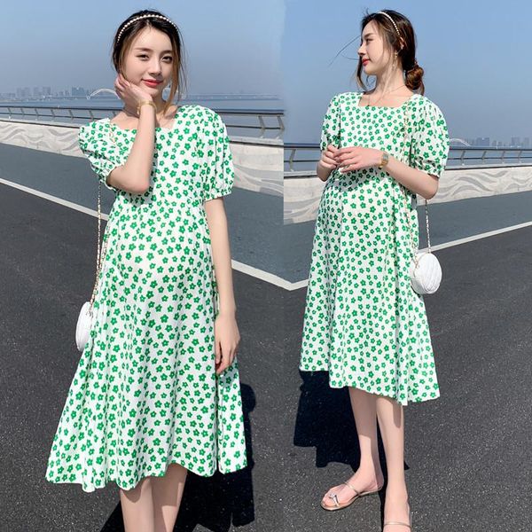 maternity dresses 1328# 2021 summer korean fashion floral printed chiffon long a line slim clothes for pregnant women pregnancy, White
maternity dresses 1328# 2021 summer korean fashion floral printed chiffon long a line slim clothes for pregnant women pregnancy, White
