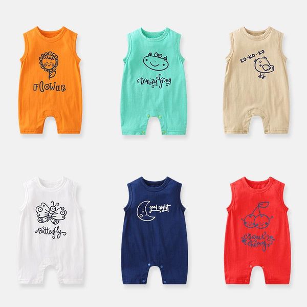 jumpsuits baby summer sleeveless vest rompers 3m-24m infant boys girls cartoon jumpsuit born climbing clothes cotton ha pajamas costime, Blue
jumpsuits baby summer sleeveless vest rompers 3m-24m infant boys girls cartoon jumpsuit born climbing clothes cotton ha pajamas costime, Blue