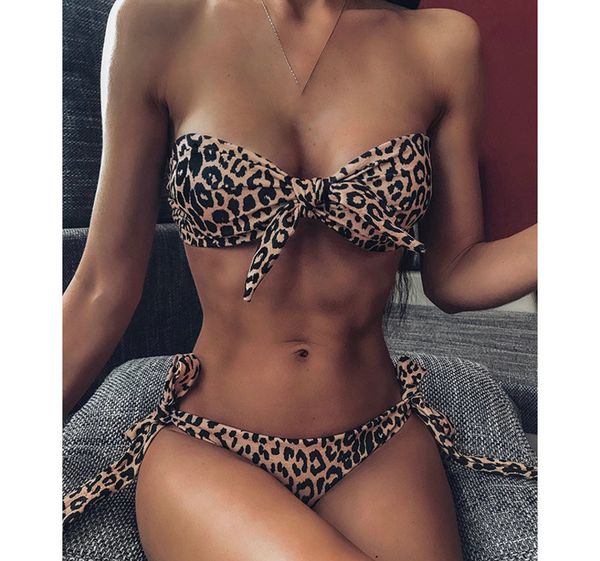 bandeau bikini women's swimsuits leopard swimwear female brazilian bikinis high cut biquini swimsuit, White;black
bandeau bikini women's swimsuits leopard swimwear female brazilian bikinis high cut biquini swimsuit, White;black