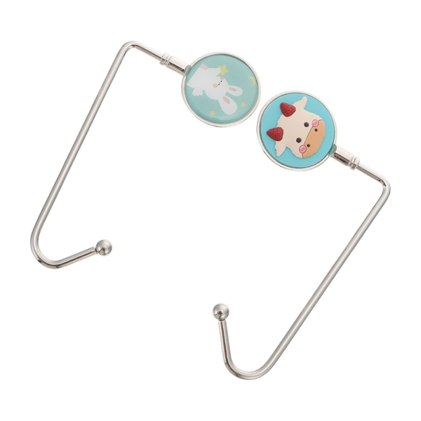 hooks & rails 2pcs handbag table schoolbag purse holders for home school office