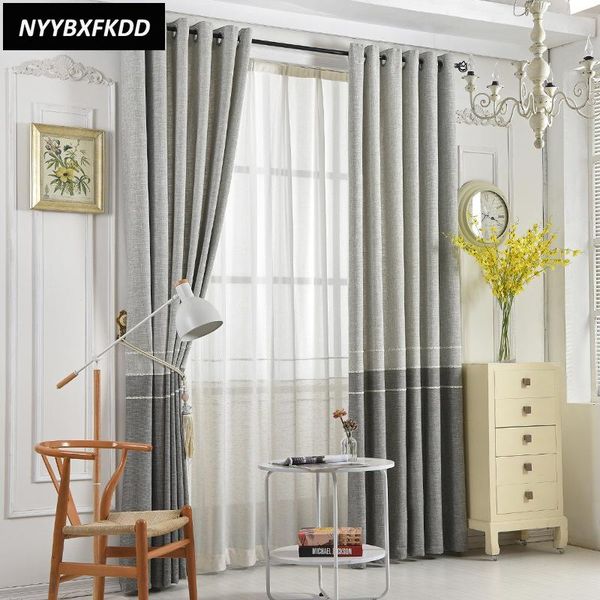 curtain & drapes simple modern cotton linen stripe curtains dining room bedroom decorative nordic style blackout 
curtain & drapes simple modern cotton linen stripe curtains dining room bedroom decorative nordic style blackout
