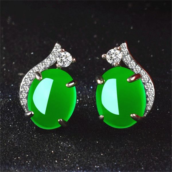 natural green jade chalcedony round earrings 925 silver agate carved charm jadeite jewelry fashion amulet for women gifts
natural green jade chalcedony round earrings 925 silver agate carved charm jadeite jewelry fashion amulet for women gifts