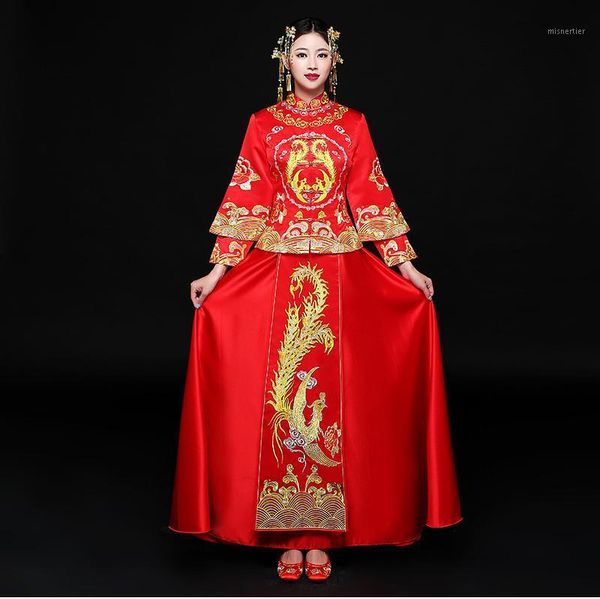 oriental asian bride beauty chinese traditional wedding dress women red floral long sleeve embroidery cheongsam robe qipao style ethnic clot
oriental asian bride beauty chinese traditional wedding dress women red floral long sleeve embroidery cheongsam robe qipao style ethnic clot