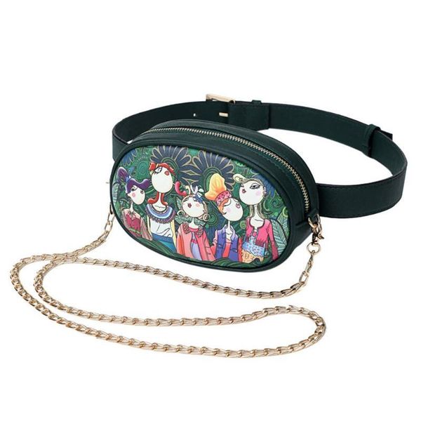 waist bags leather women retro printed packs fanny chain shoulder crossbody
waist bags leather women retro printed packs fanny chain shoulder crossbody
