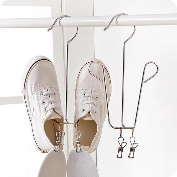 household stainless steel shoe rack balcony drying windproof double hook hangers & racks
household stainless steel shoe rack balcony drying windproof double hook hangers & racks