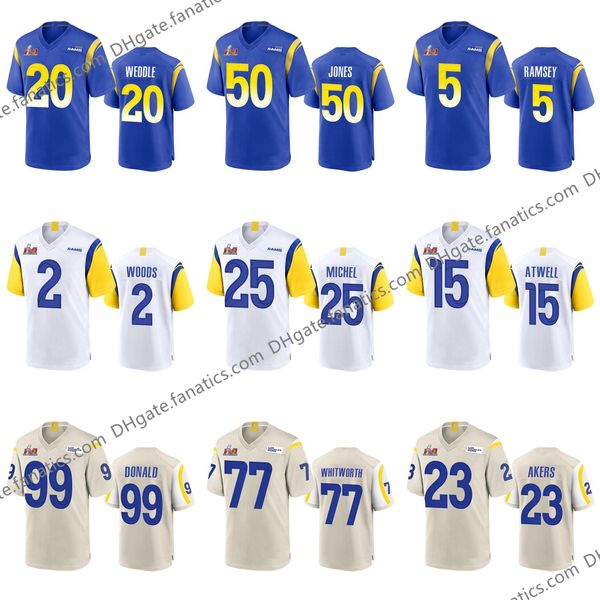 custom 9 matthew stafford 10 cooper kupp football jersey superbowllvi 99 aaron donald 3 odell beckham jr 5 jalen ramsey cam akers van jeffer, Black;red
custom 9 matthew stafford 10 cooper kupp football jersey superbowllvi 99 aaron donald 3 odell beckham jr 5 jalen ramsey cam akers van jeffer, Black;red
